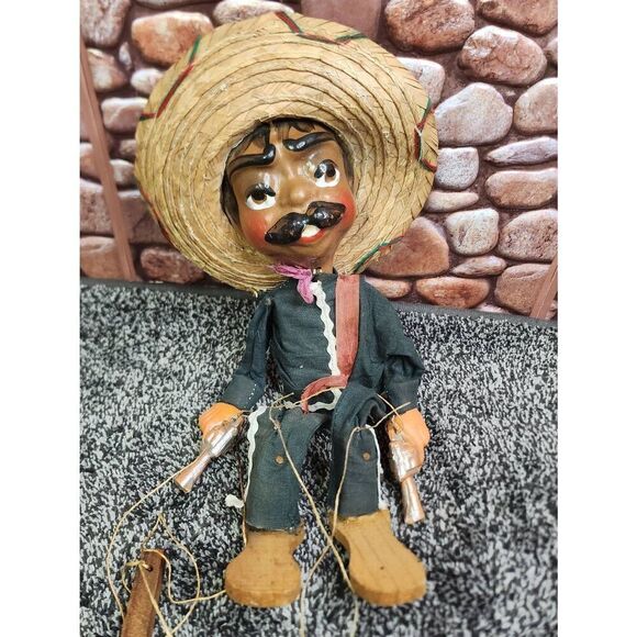 Mexican Folk Art String Puppet  Marionette #A76 - Picture 9 of 9
